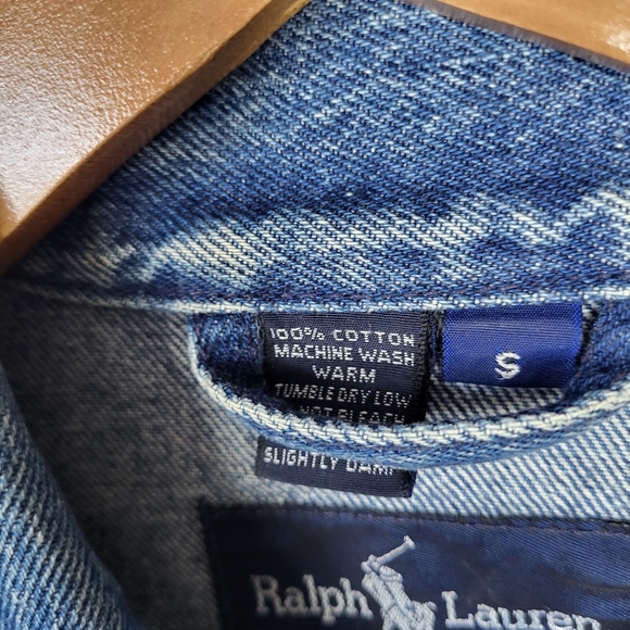 Vintage Ralph Lauren Union Made Classic Denim Jacket Small - Picture 3 of 9